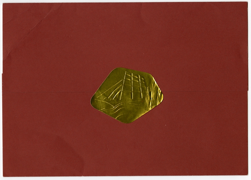 Image: menu: Pan American World Airways, first class