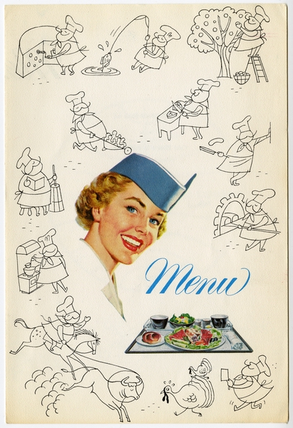 Image: menu: Pan American World Airways
