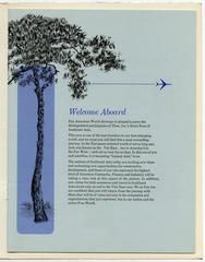 Image: menu: Pan American World Airways, Time Magazine