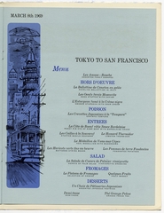Image: menu: Pan American World Airways, Time Magazine