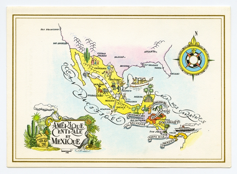 Image: menu: Pan American World Airways, Rainbow (economy) class, Rainbow (economy) class