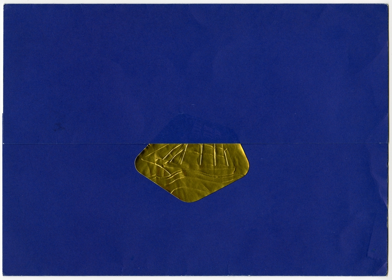 Image: menu: Pan American World Airways, first class