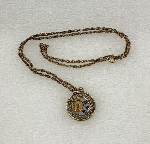 Service pendant/necklace: Flying Tiger Line, 15 years