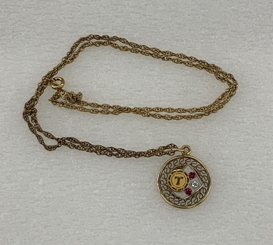 Service pendant/necklace: Flying Tiger Line, 20 years