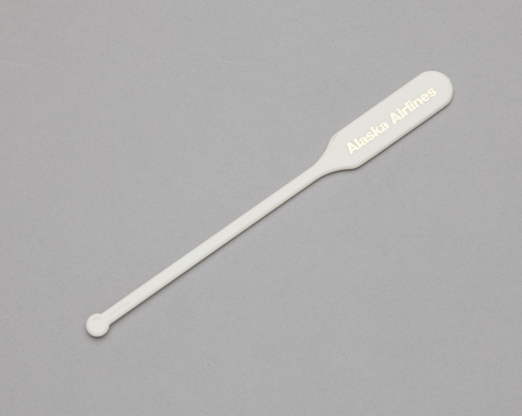 Image: swizzle stick: Alaska Airlines