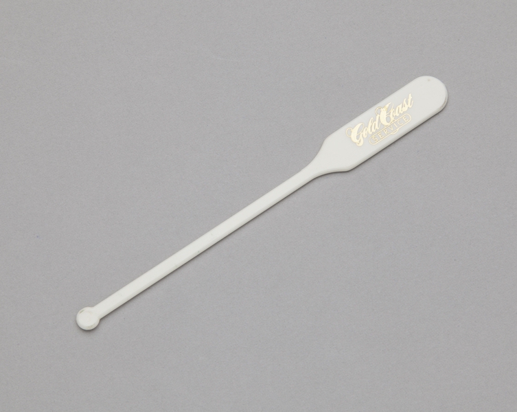 Image: swizzle stick: Alaska Airlines