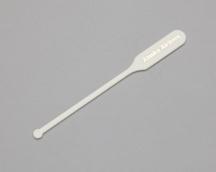 Image: swizzle stick: Alaska Airlines