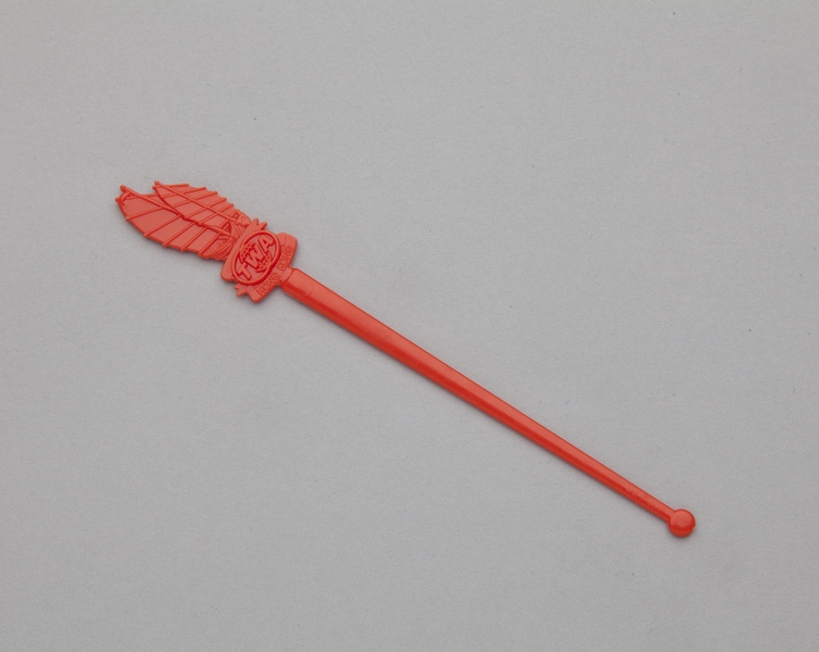 Image: swizzle stick: TWA (Trans World Airlines), Hong Kong