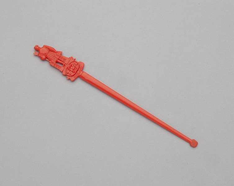 Image: swizzle stick: TWA (Trans World Airlines), England