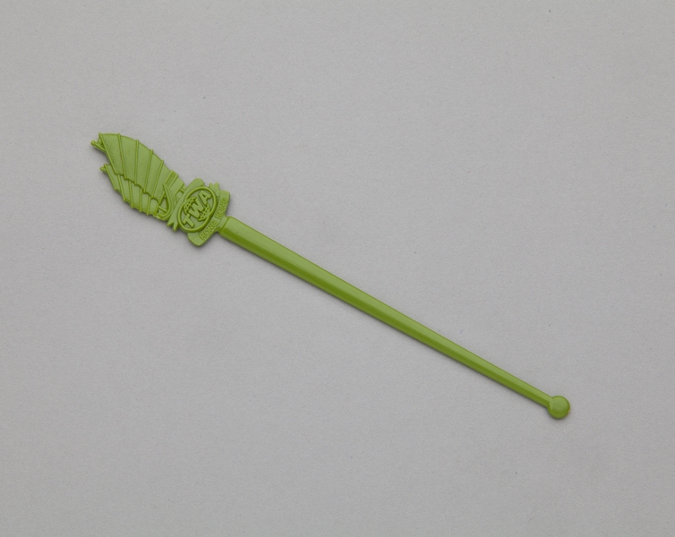 Image: swizzle stick: TWA (Trans World Airlines), Hong Kong
