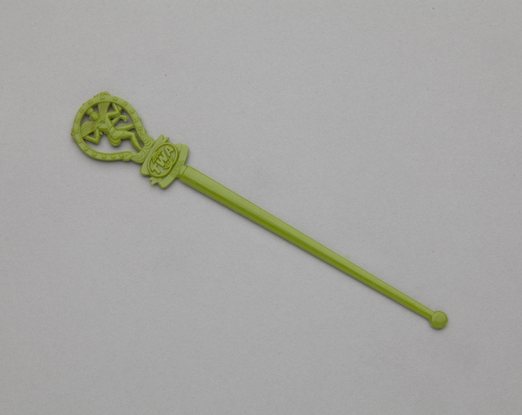 Image: swizzle stick: TWA (Trans World Airlines), India