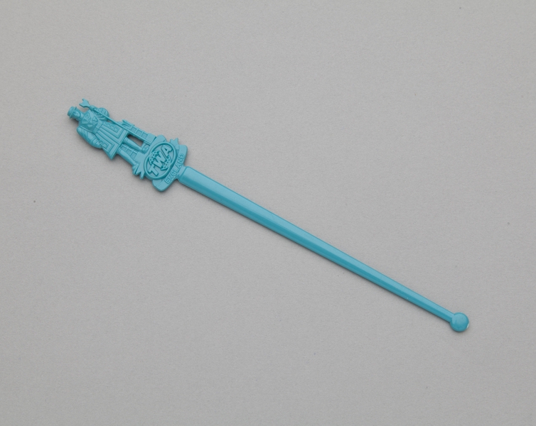 Image: swizzle stick: TWA (Trans World Airlines), England
