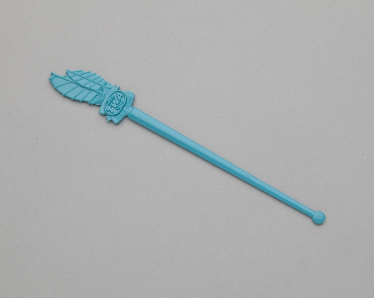Image: swizzle stick: TWA (Trans World Airlines), Hong Kong