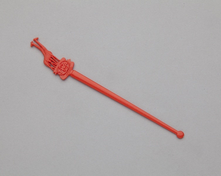 Image: swizzle stick: TWA (Trans World Airlines), Africa