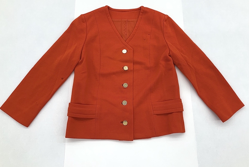 Image: air hostess jacket: TWA (Trans World Airlines), winter