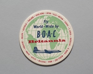 Image: coaster: British Overseas Airways Corporation (BOAC)