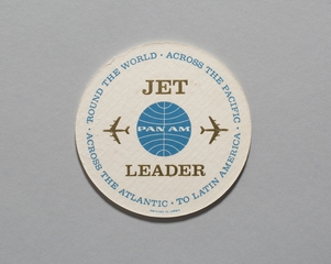 Image: coaster: Pan American World Airways
