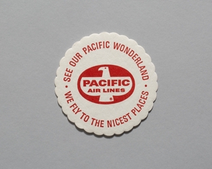 Image: coaster: Pacific Air Lines