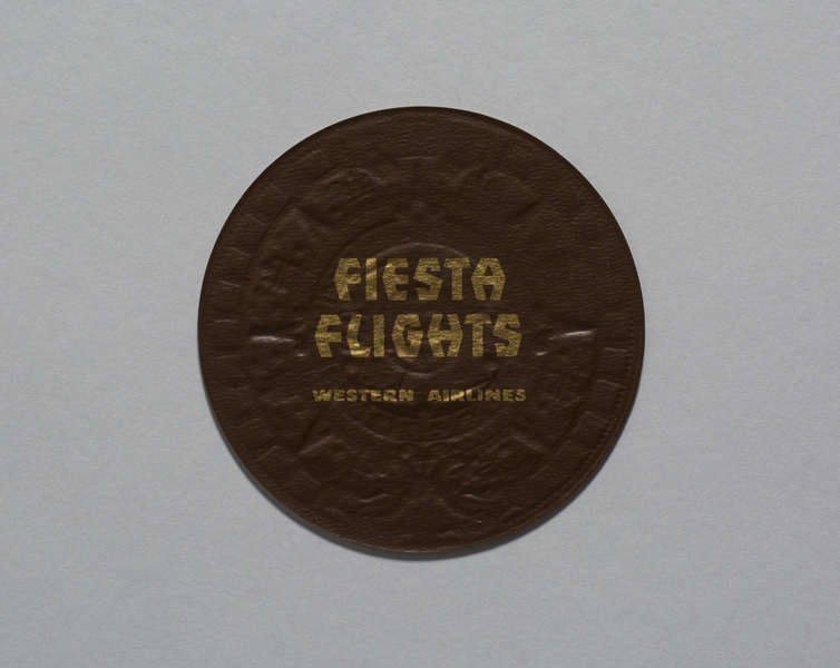 Image: coaster: Western Airlines