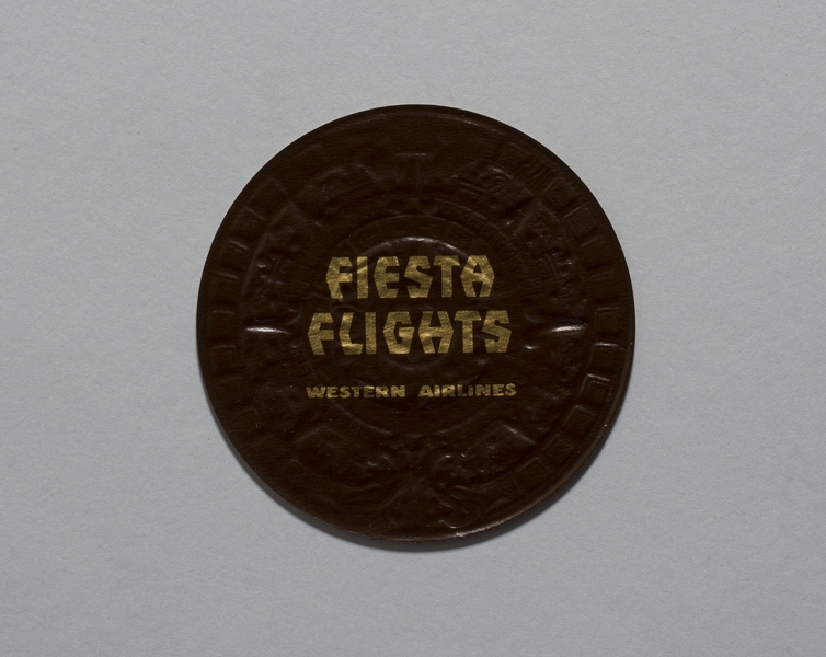 Image: coaster: Western Airlines