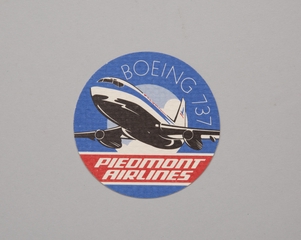 Image: coaster: Piedmont Airlines, Boeing 737