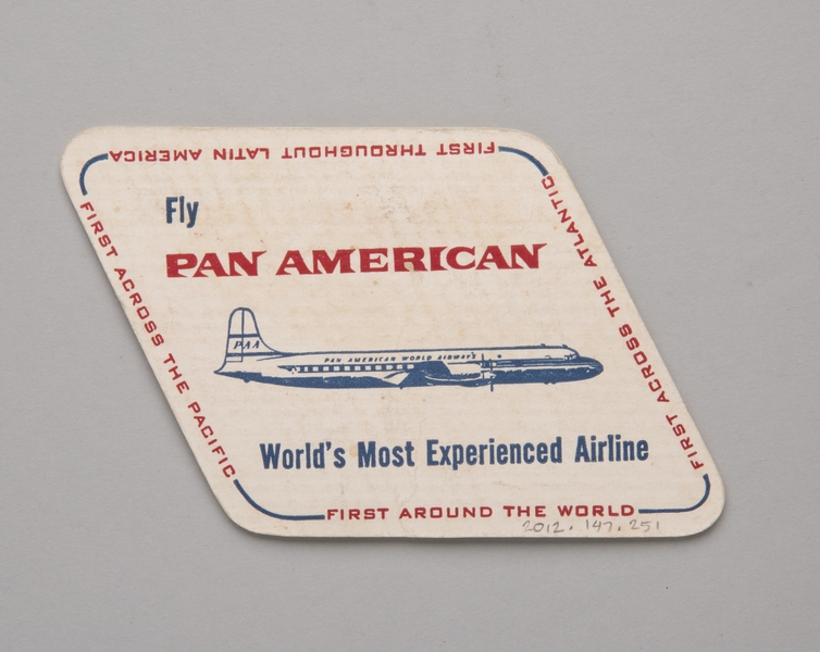 Image: coaster: Pan American Airways