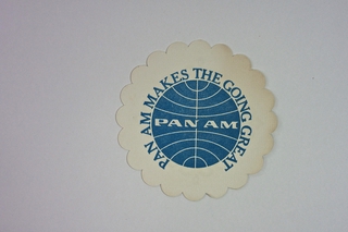 Image: coaster: Pan American World Airways, Inter Continental Hotels