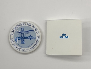 Image: commemorative coaster: KLM (Royal Dutch Airlines)