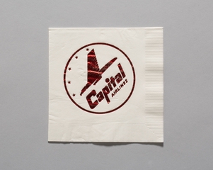 Image: cocktail napkin: Capital Airlines