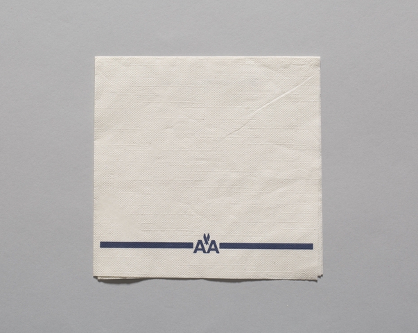 Cocktail napkin: American Airlines