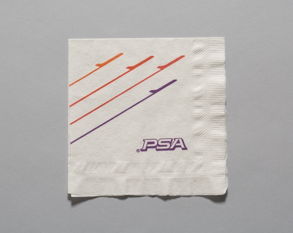 Cocktail napkin: Pacific Southwest Airlines (PSA)