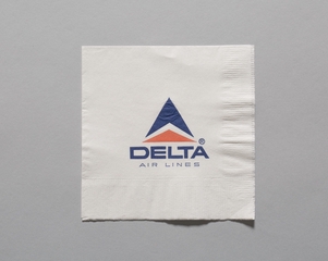 Image: cocktail napkin: Delta Air Lines