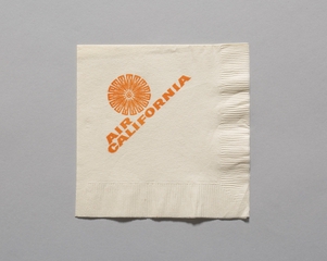 Image: cocktail napkin: Air California