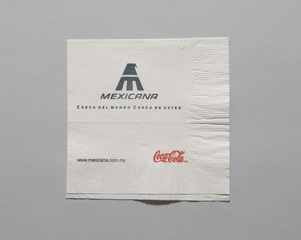 Image: cocktail napkin: Mexicana Airlines