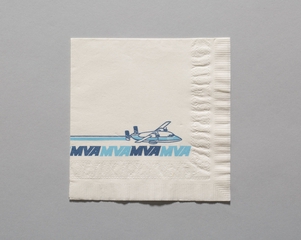Image: cocktail napkin: Mississippi Valley Airlines (MVA)