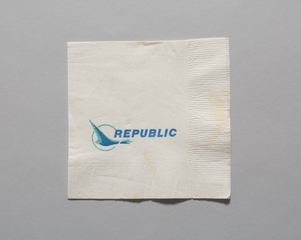 Image: cocktail napkin: Republic Airlines