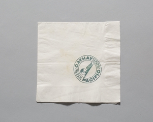 Image: cocktail napkin: Cathay Pacific Airways