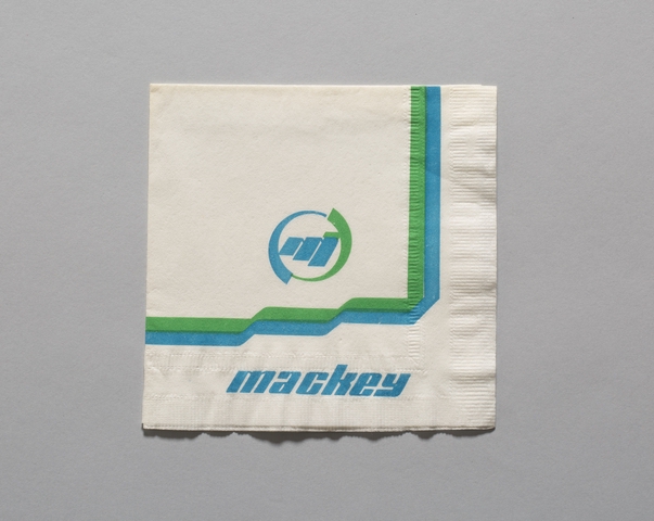 Cocktail napkin: Mackey International Airlines