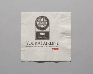 Image: cocktail napkin: TWA (Trans World Airlines)