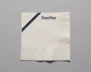 Image: cocktail napkin: TranStar Airlines