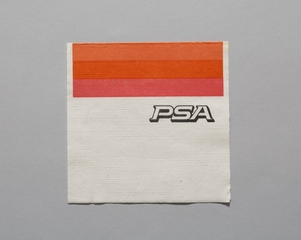 Image: cocktail napkin: Pacific Southwest Airlines (PSA)