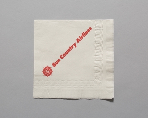 Image: cocktail napkin: Sun Country Airlines