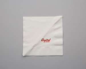 Image: cocktail napkin: Capital Airlines