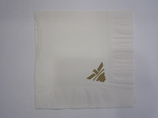Image: cocktail napkin: Continental Airlines