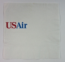 Image: cocktail napkin: USAir