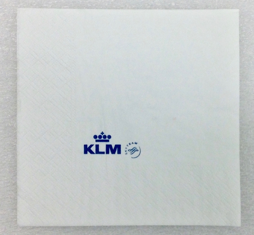 Cocktail napkin: KLM (Royal Dutch Airlines)