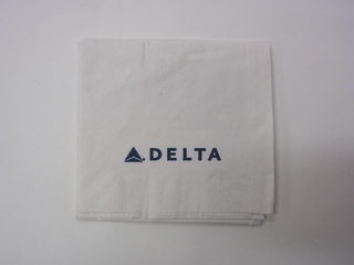 Image: napkin: Delta Air Lines