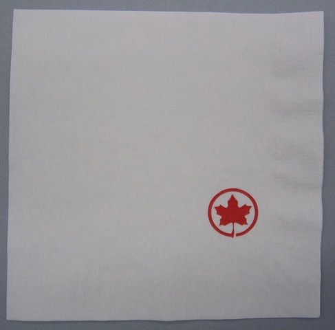 Cocktail napkin: Air Canada