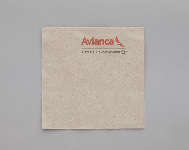 Cocktail napkin: Avianca (Avianca Airlines)