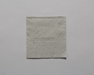 Image: cocktail paper napkin: Cathay Pacific Airways